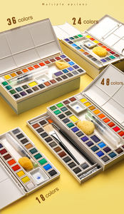 Facile Acquerello Pittura di Arte Pittura Ad Acquerello Set 48 Acquerello Paesaggio per I Principianti, Artisti, Gli Studenti o Hobbisti - Product Image 6