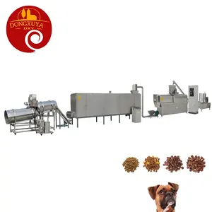 Linea completa dell'attrezzatura di produzione dell'estrusore dell'alimento per cani dell'animale domestico di processo della macchina per la produzione di cibo secco del gatto della fabbrica