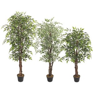 Arbre à Ficus Artificiel Haute Qualité Grand Ficus <span class=keywords><strong>Tre</strong></span> Artificiel Intérieur/Extérieur Décoration de la Maison Paysage - Product Image 6