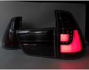 1998 di aggiornamento di modifica della lente per <span class=keywords><strong>BMW</strong></span> <span class=keywords><strong>X5</strong></span> E53 fanale posteriore nero affumicato gruppo faro - Product Image 4