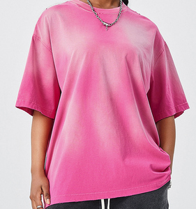 2025 da uomo estate acqua da fare vecchia t-shirt <span class=keywords><strong>a</strong></span> manica corta da uomo e da donna t-shirt pesante da uomo - Product Image 3