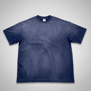 Camiseta de Manga Corta para Hombre, Estilo Vintage, Tejido de Punto, 100% Algodón, Talla Grande, Color Sólido, con Logotipo Personalizado, Ecológica, de Secado Rápido y Transpirable - Product Image 3