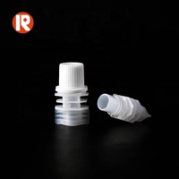 Bouchon de bec verseur en plastique durable de qualité alimentaire de 8,6 mm avec couleur personnalisée, blanc, écologique, pour détergent à lessive