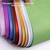Papier cartonné recyclable fait main, coloré, pailleté, A4, 250 g, poudre dorée, décorations de mariage, papier artisanal