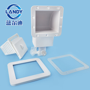 เครื่องกรองใบไม้ลอยน้ำ Landy Pool Skimmer V209 V210 สีขาว ประสิทธิภาพสูง แบบติดผนัง สำหรับทำความสะอาดสระว่ายน้ำเป่าลม - Product Image 1