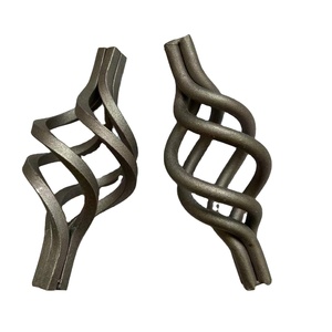 Forged Steel <strong>Element</strong> Wrought Iron Fencing Railing <strong>Used</strong> Ornamental Components Wrought Iron Baskets - Product Image 5