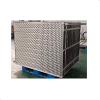 Refroidisseur à plaques en acier inoxydable pour machine à glace, refroidisseur à film tombant pour banque de glace, lavage de légumes, lait et poisson