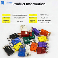 Conector de Termopar en Miniatura (Serie OSTW-CC) Tipos K/J/T/E, Diseño Polarizado Resistente a Altas Temperaturas, ODM/OEM