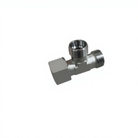 Raccord hydraulique droit sur mesure multi-spécifications en acier au carbone et acier inoxydable, adaptateur scellé