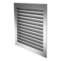 Couvercle de grille d'aération carré Offre Spéciale intégré dans les évents de CVC Grille en acier galvanisé
