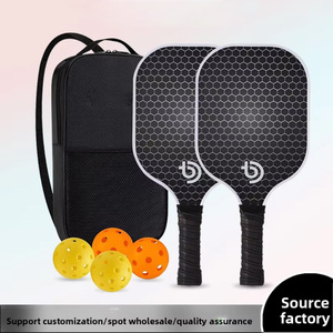 Palas de Pickleball Modernas de Fibra de Carbono y Fibra de Vidrio, Rectangulares, Sin Agujeros, con Núcleo de PP, Impresión UV, Juego de Raquetas para Todas las Estaciones - Product Image 6