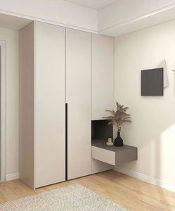 Nouvelle conception pratique pour la maison, armoire d'angle intégrée au chevet et à la garde-robe, pour petit appartement - Product Image 4