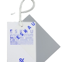 Étiquettes de vêtements personnalisées imprimées, étiquettes en papier avec logo personnalisé, étiquettes en carton écologiques pour vêtements de mode