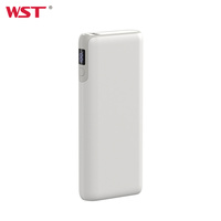 Banques d'alimentation à affichage numérique WST téléphone portable 65W charge super rapide grande capacité 20000mah batterie externe pour tablettes ordinateurs portables