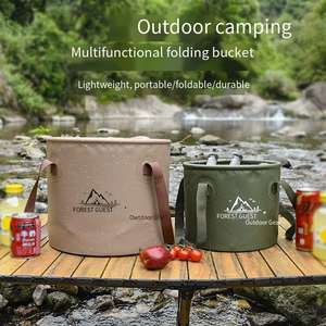 Réservoir d'eau portable pliable en PVC de grande capacité 20L, étanche, pour les urgences en plein air, avec support de voiture pour le <span class=keywords><strong>camping</strong></span> et les voyages - Product Image 2