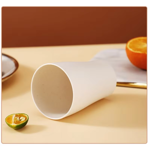 Nordic Style Reusable Wheat Straw Drinking <b>Cup</b> <b>Set</b> Stackable Unbreakable Round Water Mug for Home Kitchen School Picnic - Product Image 3