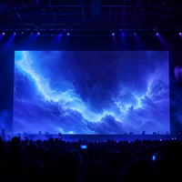 Pantalla LED de Alquiler P3.91 500x500mm de Aluminio Fundido a Presión, 120Hz de Alta Frecuencia de Actualización, Pantalla LED 4K a Todo Color, 2 Años de Garantía para Interiores