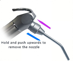 Accessoires pour fauteuil dentaire Charmingdent : Seringue dentaire à trois voies, Seringue dentaire air-eau, Outils de pulvérisation buccale dentaire - Product Image 4