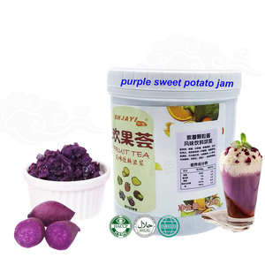 Marmelade de patate douce directement de l'usine, ingrédient pour bubble tea et pâtisserie, marmelade de patate douce violette, ingrédient pour milk tea - Product Image 1