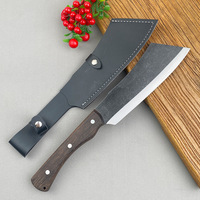 Couteau hachoir en acier inoxydable personnalisé de haute qualité outil de cuisine Original Offre Spéciale bois Slasher bûcheron à long manche