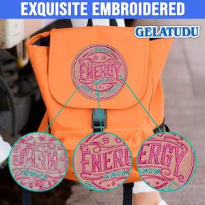 Drôle sarcastique 'I Match Energy We Don't Act Today' Patchs appliques en tissu de broderie à coudre thermocollant pour vêtements de chapeaux de camionneur - Product Image 4