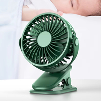 Nouveau ventilateur de table rechargeable portable à pince avec pales turbo, 3 vitesses, moteur silencieux, alimentation USB pour chambre, bureau, voyage
