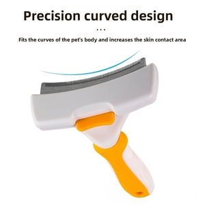 Peine para Perros y Gatos de ABS con un Solo Clic para Eliminar el Pelo y Eliminar las Pelusas - Cepillo para el Cuidado de Mascotas - Product Image 4