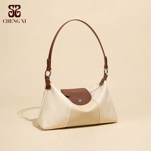 Sac fait main en nylon décontracté et polyvalent Sacs à boulettes simples Main Pour Femmes Sac à bandoulière à bandoulière unique à texture <span class=keywords><strong>haut</strong></span> de gamme - Product Image 2