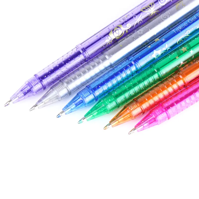 Glitter Pen Hot Selling Safe On Skin Holographic Glitter Tattoo Gel Ink Pen