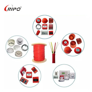 Cable de Alarma contra Incendios de 2x1.5mm², 2 Núcleos, Cobre Desnudo, Aislamiento de Silicona, Resistente al Fuego - Product Image 2