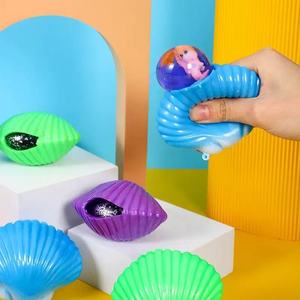 Jincan Factory Wholesale Hot Selling TPR Material Unisex Portable Funny <b>Educational</b> Hand Pinch Shell Vent Relief Creative <b>Toys</b> - Product Image 2