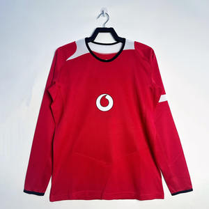 Camiseta Retro Temporada 05-06, Número Clásico 7 Beckham, Manga Larga, Uniforme de Fútbol Retro - Product Image 1