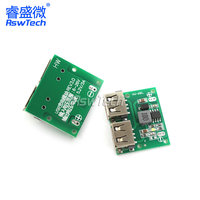 Cargador de Coche de Doble USB de 9V/12V/24V a 5V 3A, Módulo Convertidor Reductor de CC a CC