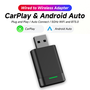 Trolinktek TAB08อะแดปเตอร์ CarPlay ไร้สาย2-in-1พร้อม WiFi4และ5.2บลูทูธสำหรับ iOS 10 +/<span class=keywords><strong>iPhone</strong></span> 6 +/Android <span class=keywords><strong>11</strong></span> +/กล่อง <span class=keywords><strong>Apple</strong></span> Ai - Product Image 2