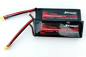 Аккумулятор LiPo Juhai 2S 7.4V 120C 8000mAh: Высокопроизводительная энергия для FPV-дронов, радиоуправляемых машин и моделей лодок - Product Image 3