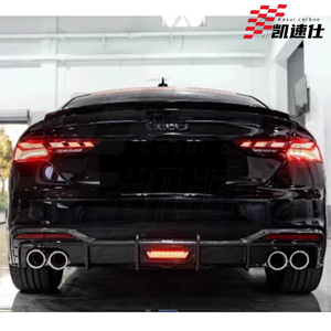 Diffuseur de pare-chocs arrière en fibre de carbone de style KB pour <span class=keywords><strong>Audi</strong></span> A5 <span class=keywords><strong>S5</strong></span> B9.5 Sline RS5 Coupé <span class=keywords><strong>2</strong></span> portes, kit carrosserie de pare-chocs arrière sport - Product Image 6