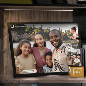 <span class=keywords><strong>WEV</strong></span> Vente en gros Cadre photo numérique HD 10 pouces avec écran tactile personnalisable 32 Go avec lecture vidéo cloud WiFi Calendrier MP4 - Product Image 3