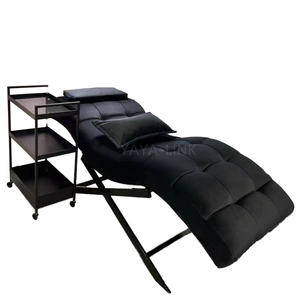 Cama de Extensión de Pestañas Blanca Personalizable Unirelax con Reposacabezas Ajustable para Salón, Diseño Moderno, Cama de Belleza Facial para Pestañas - Product Image 1
