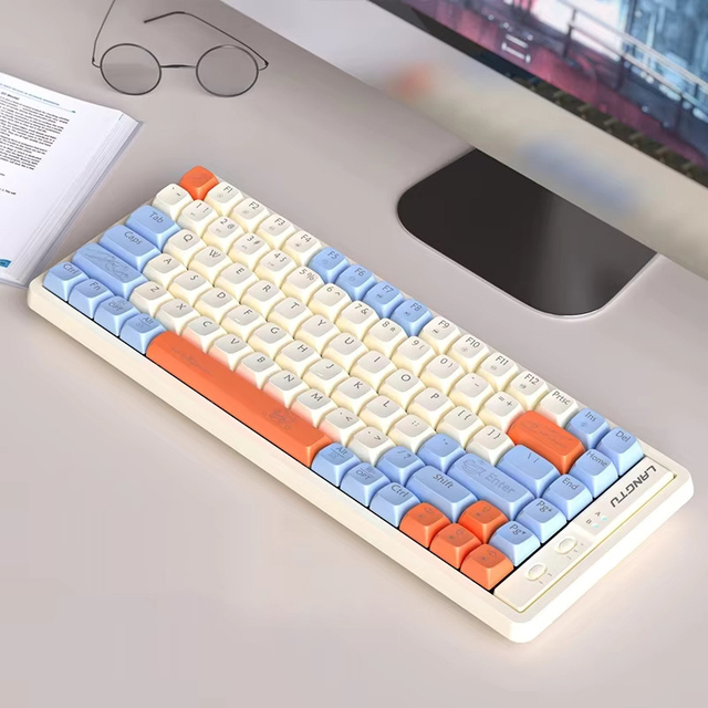 OEM Langu GK85 RGB 3 Mode Wired BT 2.4G Wireless Hot Swap Gaming Mechanical Keyboard