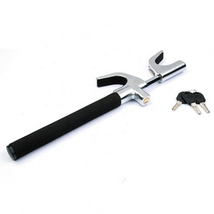 Candado de Volante en Forma de U, Retráctil y Ajustable, de Acero Inoxidable, <span class=keywords><strong>para</strong></span> Defensa Personal en el Automóvil, Superventas Transfronterizo - Product Image 1