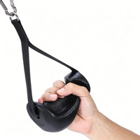 Poignées ergonomiques robustes antidérapantes pour appareil à câbles, sangles en nylon, mousquetons métalliques, poignées de gym, bande de résistance pour exercices de pectoraux