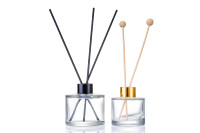 Bouteille en verre carrée plate transparente classique de 100 ml avec couvercle doré, bouteilles en verre premium vides de 500 ml pour huiles essentielles d'aromathérapie