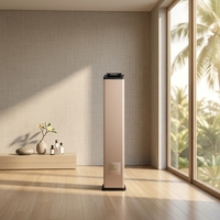 Diffuseur d'arômes professionnel sur pied, sans eau, en métal, double commande, minuterie, pulvérisation automatique, contrôle par application tactile, certifié CE, pour hôtels, salles d'exposition, centres commerciaux
