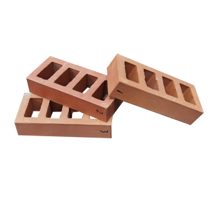 Clinker Đỏ xây dựng gạch khối bên ngoài gạch đất nung Ốp đỏ đất sét rỗng tường gạch để xây dựng - Product Image 4