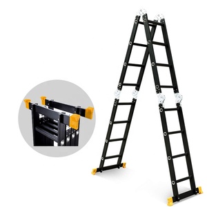 <span class=keywords><strong>Precio</strong></span> al por mayor, alta calidad, 4,65 M, nueva <span class=keywords><strong>escalera</strong></span> plegable multifuncional, <span class=keywords><strong>escalera</strong></span> <span class=keywords><strong>de</strong></span> <span class=keywords><strong>aluminio</strong></span> con bisagra grande, 4x4 y <span class=keywords><strong>16</strong></span> <span class=keywords><strong>escalones</strong></span> - Product Image 5