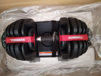 Haltères réglables Iron Home Gym 24KG avec poignée antidérapante - Équipement de fitness