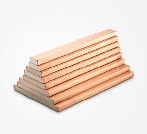 Barres omnibus en aluminium plaquées cuivre haute performance 20% Cu avec force 115MPa sur mesure pour l'équipement électrique - Product Image 1