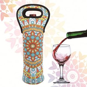 Neoprene Wine <b>Bottle</b> Cooler Bag Blank Holder and Tote Carrier for Various <b>Bottles</b> - Product Image 4