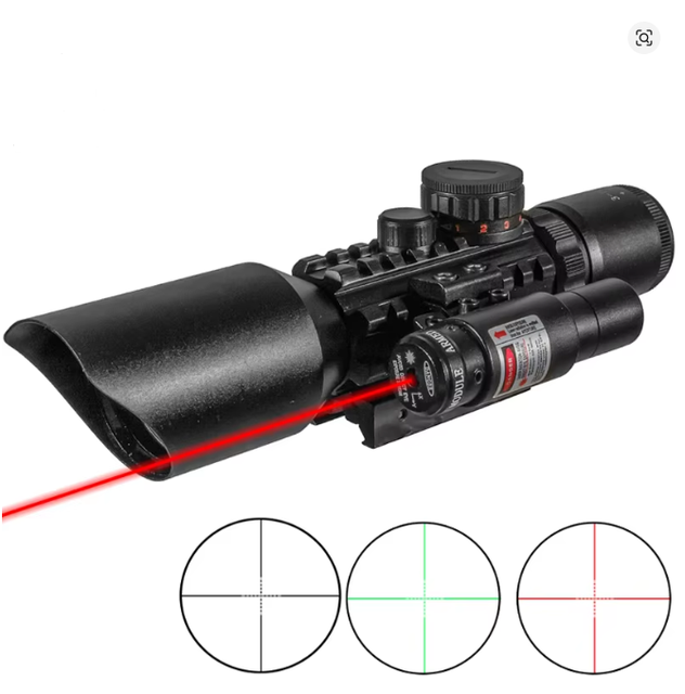 3-10x42 Holographic Sight Hunting Scope Outdoor Reticle Sight Optics Sniper Deer Tactical Scopes M9 Model For Hunting