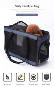 2025 sıcak satış evcil hayvan taşıyıcı çanta havayolu onaylı kedi köpek taşıyıcı-dayanıklı genişletilebilir seyahat kafesi - Product Image 3